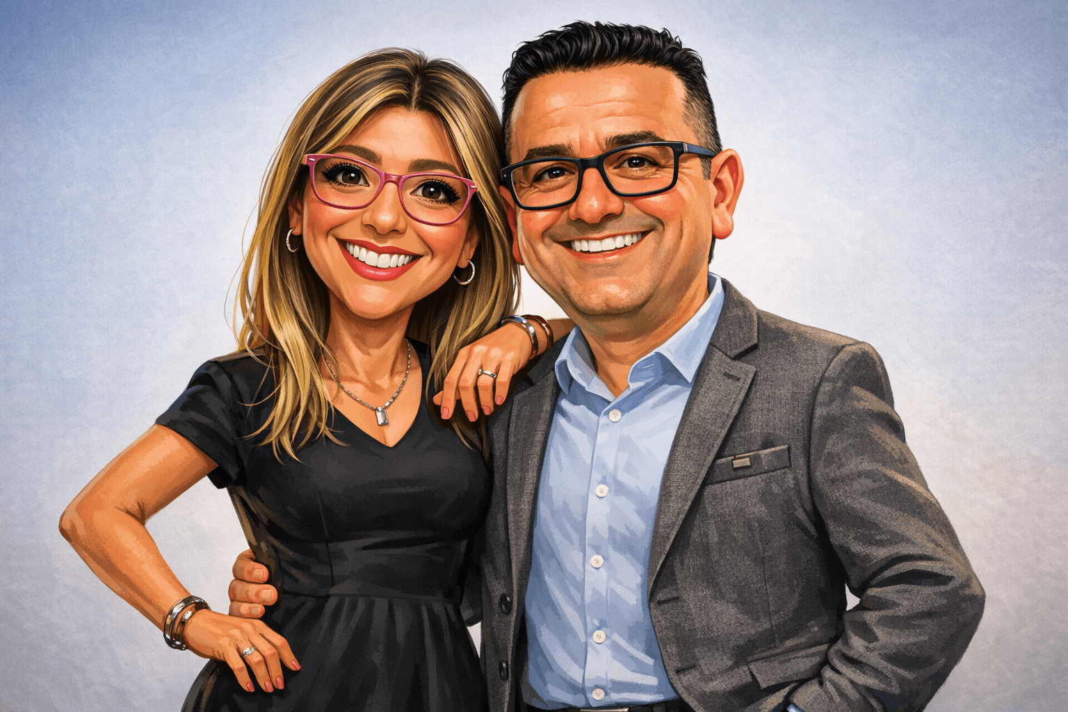 Andrea y Migue — facilitadores de la charla